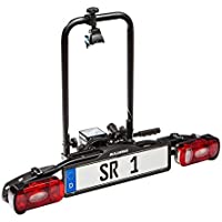 Bullwing SR1 - Portabicicletas para 1 bicicleta en el enganche del remolque del coche (protección antirrobo- soporte de…